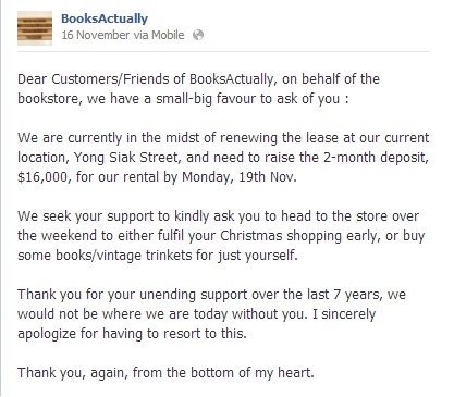 Singapore indie bookstore BooksActually launches online shop - BK ...