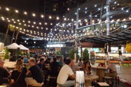 Drink craft beer under the stars at this pop-up outdoor bar