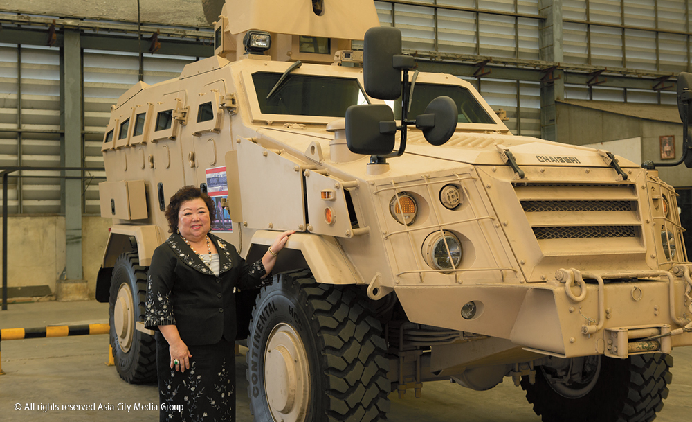 Meet the woman who runs a Thai tank-making empire
