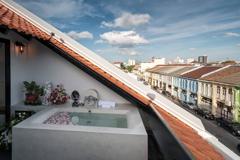 This is probably the chicest hotel in Phuket Old Town right now