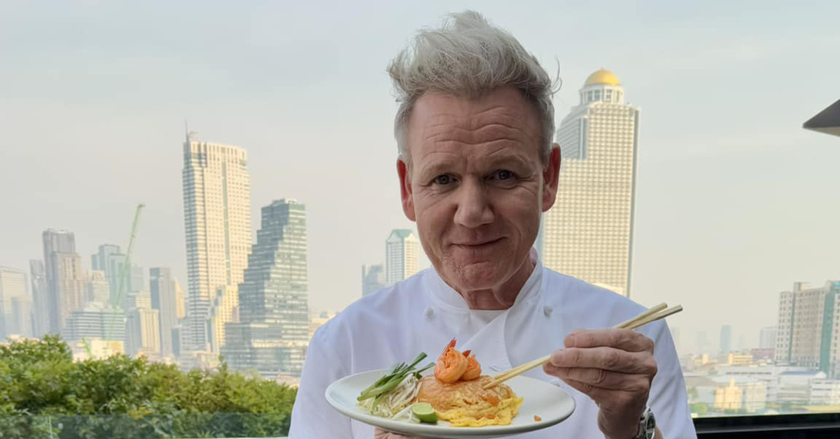 Gordon Ramsay visits Bangkok to open the new Bread Street Kitchen at IconSiam 