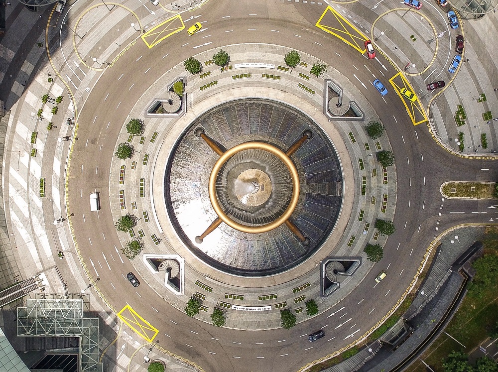 A drone’s-eye view of Singapore