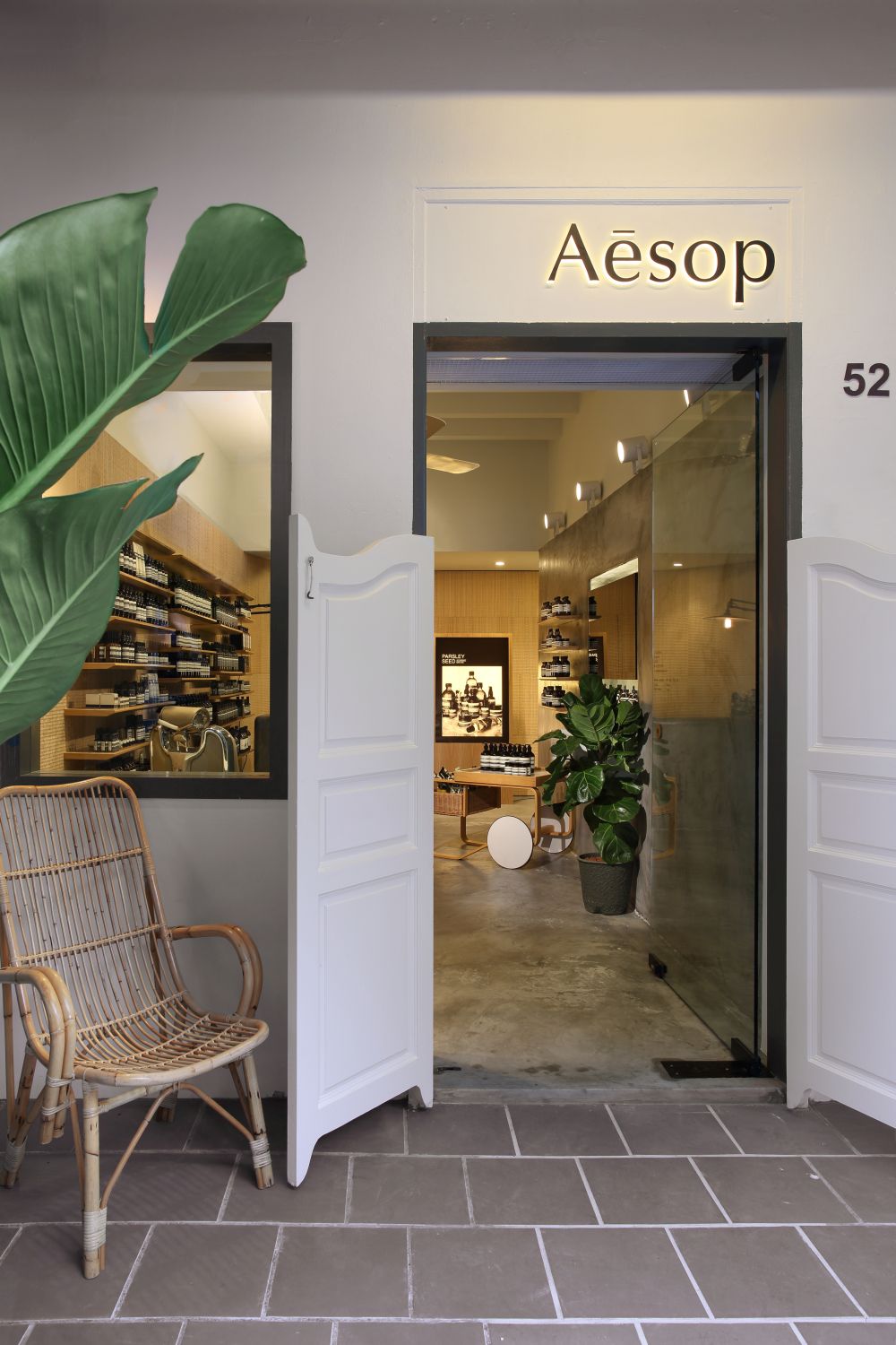 Boutique beauty brand Aesop’s got a new shop on Club Street