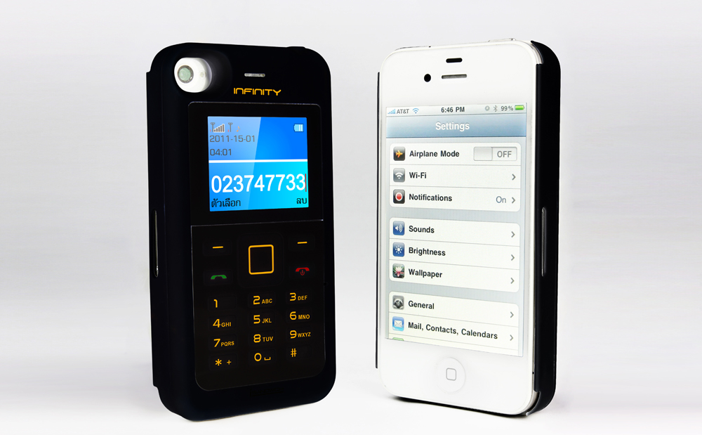 i-Sandwich: The iPhone Case That is Also a Phone