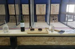 This new venue lets you drink beer and throw axes at things