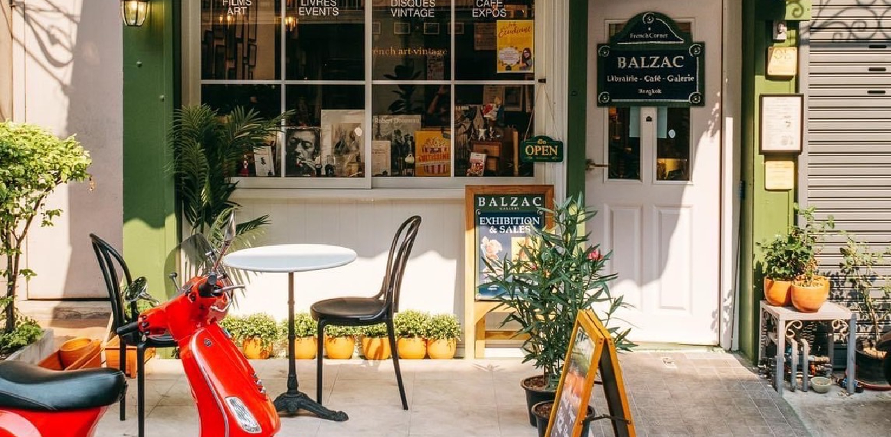 Charoenkrung gets a new French cafe and cultural hub in Balzac