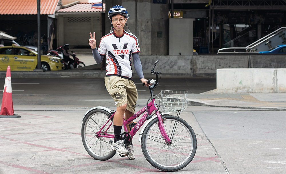 Riding high with Pramot Lertlamyong and his “legendary housewife’s bike”