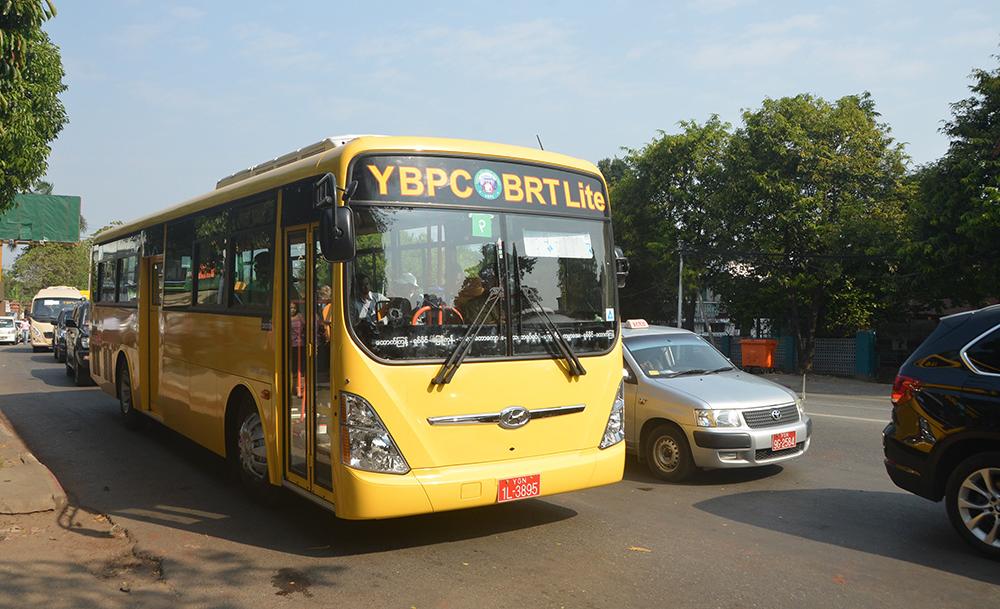 Yangon gets new bus rapid transit system