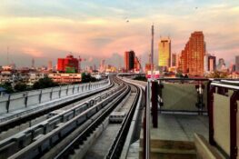The first BTS station in Samut Prakarn just opened