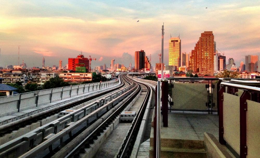 The first BTS station in Samut Prakarn just opened
