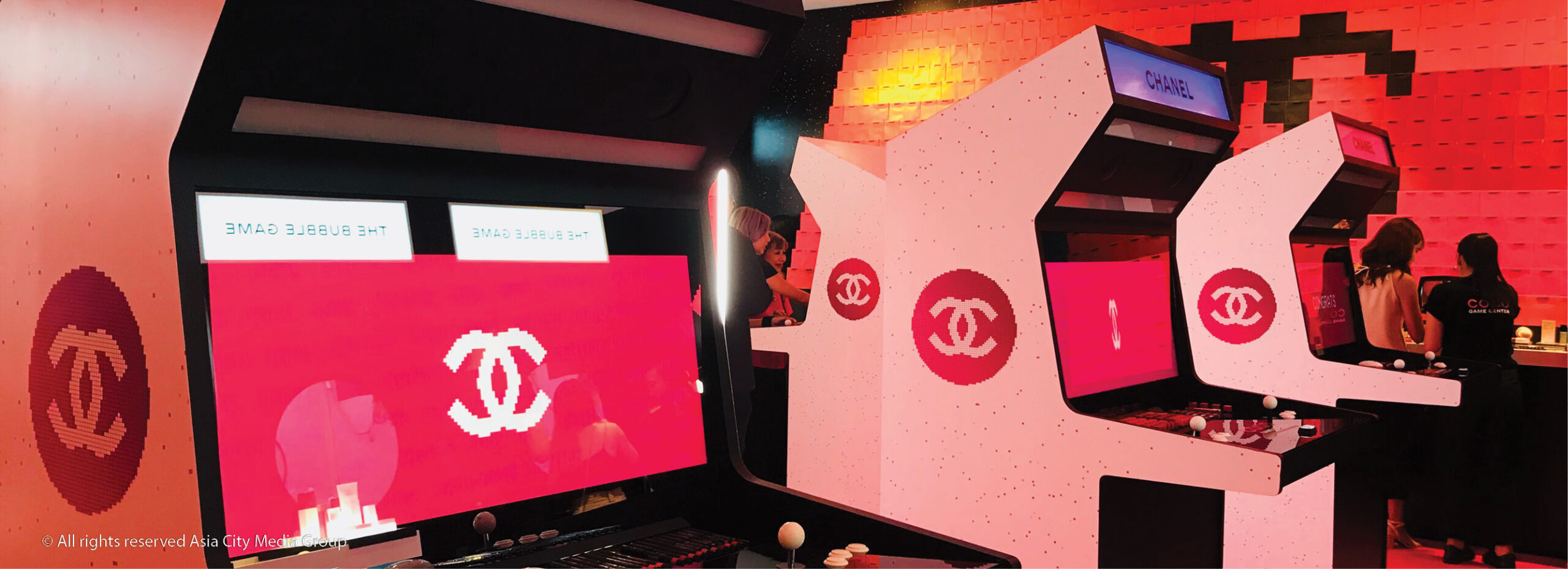 A Chanel video arcade pop-up has touched down in Bangkok