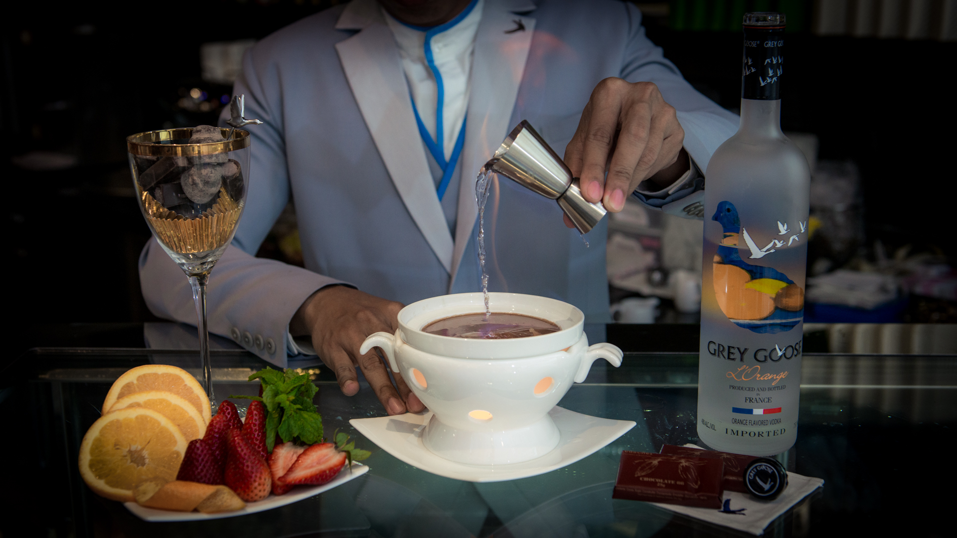 Why fine Swiss chocolate and French vodka are made for each other