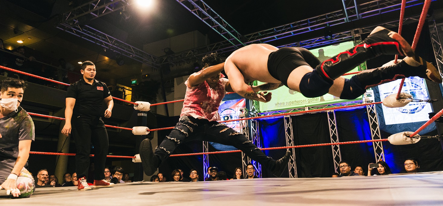 Meet the first aid instructor who is also a cleaver-wielding pro wrestler