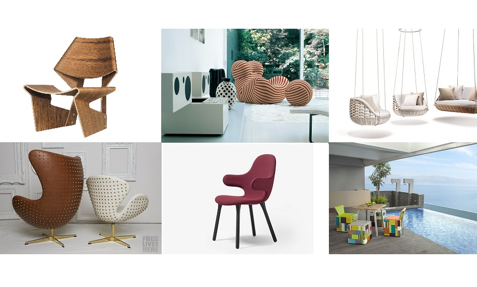 6 chairs for a fresh and funky home