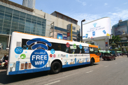 Free Wi-Fi now available on Bangkok’s buses
