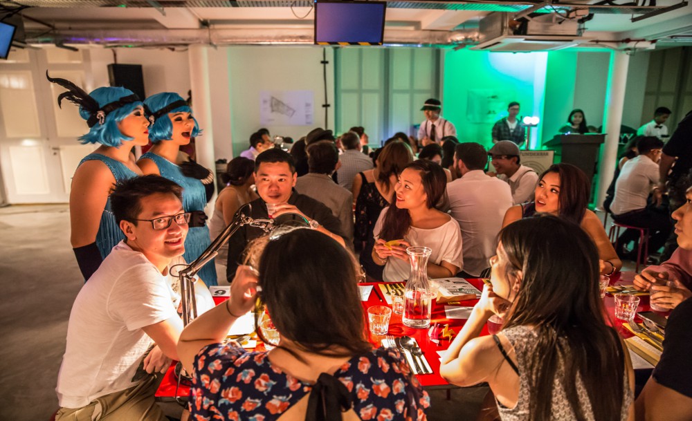 Become a spy for the night at this escape room dinner event in Singapore
