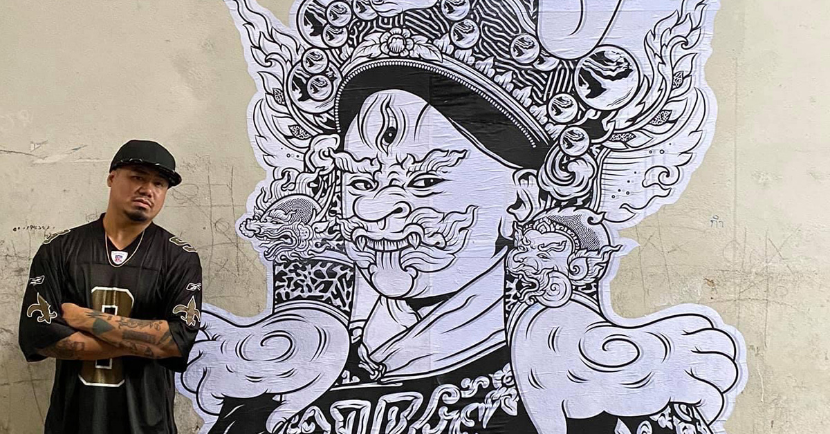 Artist’s unique style adds passion to Bangkok’s streets and skateboards