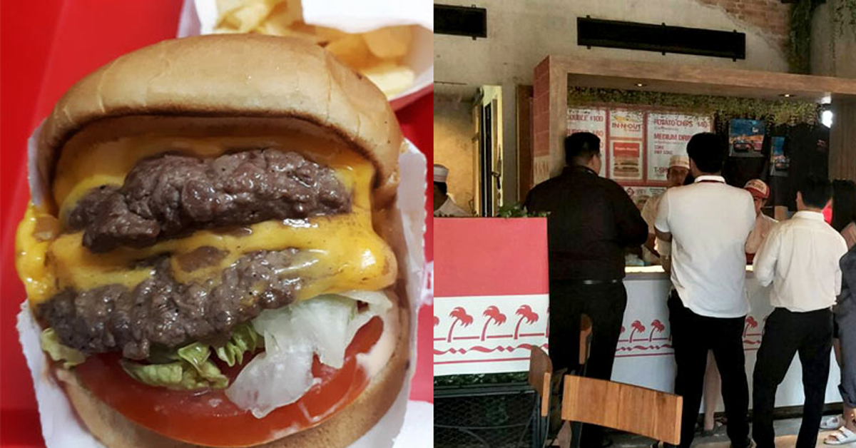 In-N-Out Burger is doing a Bangkok pop-up tomorrow at Siam Discovery