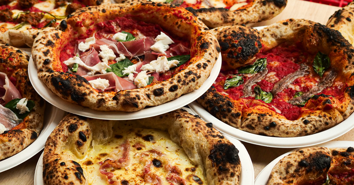 From butterfly pea custard to pomelo, this pizza maker defies expectations