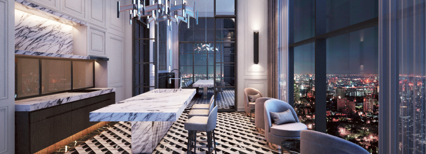 Your chance to snap up a piece of marble-clad real estate right by Lumphini Park