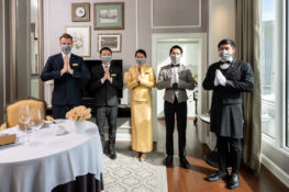 Le Normandie is now offering dinner in your suite at the Mandarin Oriental