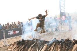The Spartan Race has crazy obstacles that may involve fire, barbed wires and mud
