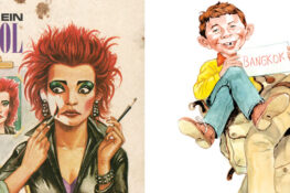 Exhibition shines light on Thai artist’s Mad Magazine cartoons from the ’70s and ’80s