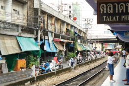 This old neighborhood across the river has an amazing street food scene