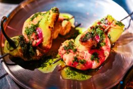Electric Sheep brings crisp Mediterranean flavors, fierce sustainable cooking, and dystopian chic to Talad Noi 