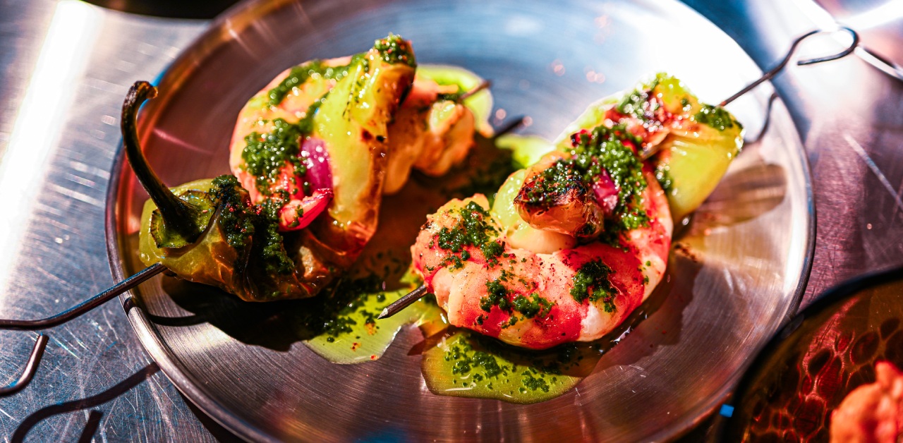 Electric Sheep brings crisp Mediterranean flavors, fierce sustainable cooking, and dystopian chic to Talad Noi 