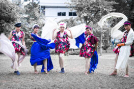 What happens when you leave these ladyboys alone with fabrics