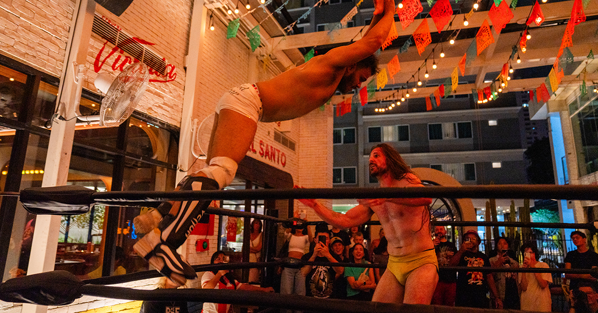 Mexican restaurant El Santo hosts PSE Thailand Wrestling’s first championship belt match at Santo Slam