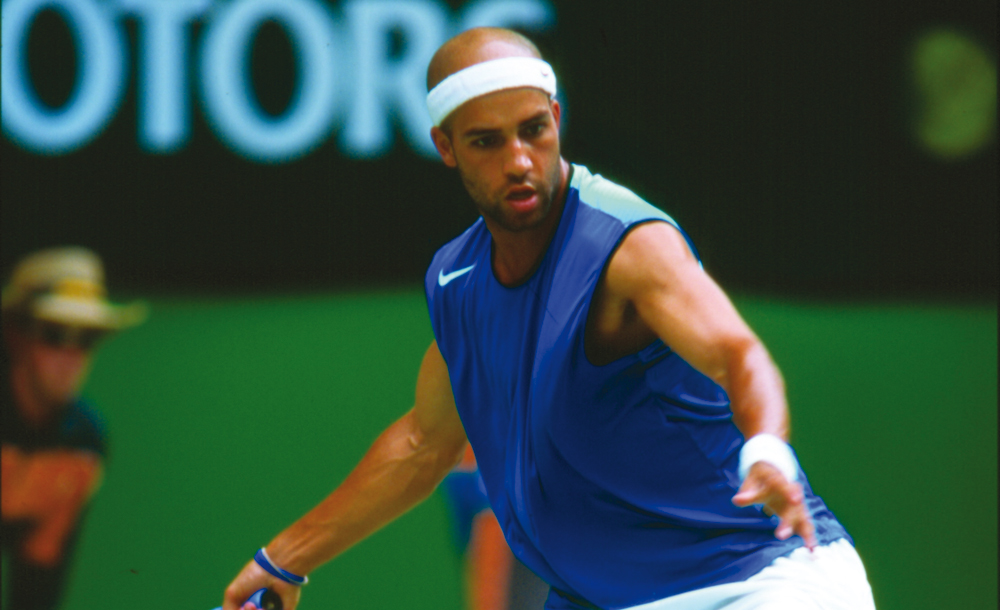 Tennis player James Blake