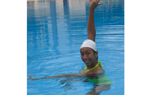 Meishan Krishnan on synchronized swimming