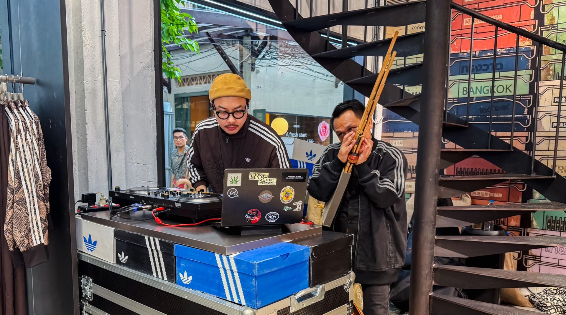 Rap battles and b-boy dances ahead at the new flagship Adidas Originals store in Songwat