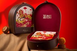 This mooncake box by Kimpton Maa-Lai Bangkok combines seasonal treats with a good cause