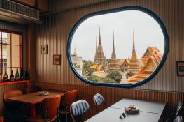 The new Mitr Street serves up nostalgic and creative Thai-Chinese street food with a view of Wat Pho