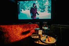 Sala Saneha is an all-night sanctuary for wine lovers and cinephiles