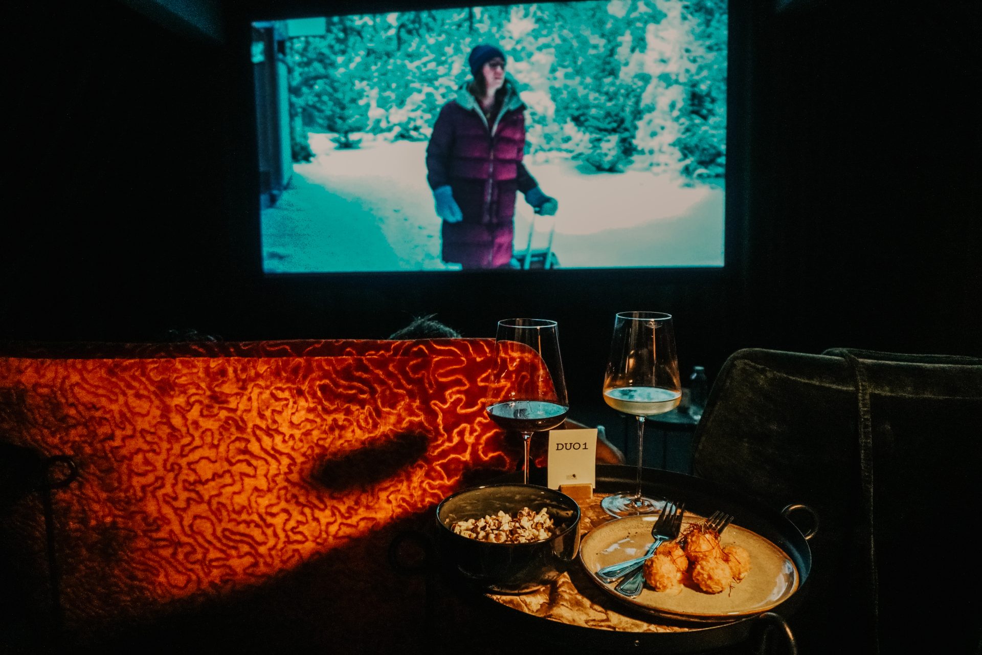 Sala Saneha is an all-night sanctuary for wine lovers and cinephiles